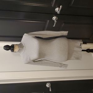 Calvin Klein Grey Ribbed Bodycon Dress Size Small